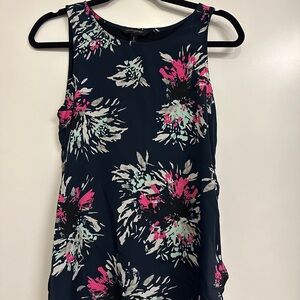 BR Colourful silky long tank top